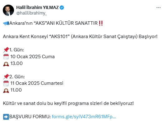 Ankara'nın Belediye Başkanları, Ankara Kent Konseyi ev sahipliğinde AKS101 çalıştayında buluşuyor!