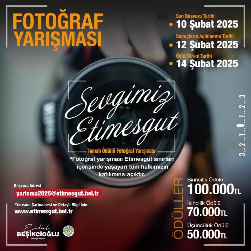 Etimesgut Belediyesi 100 bin TL ödüllü fotoğraf yarışması düzenliyor!