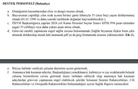 Strateji ve Bütçe Başkanlığı'na sözleşmeli personel alım başvuruları 16 Ocak'ta son - Resim : 2