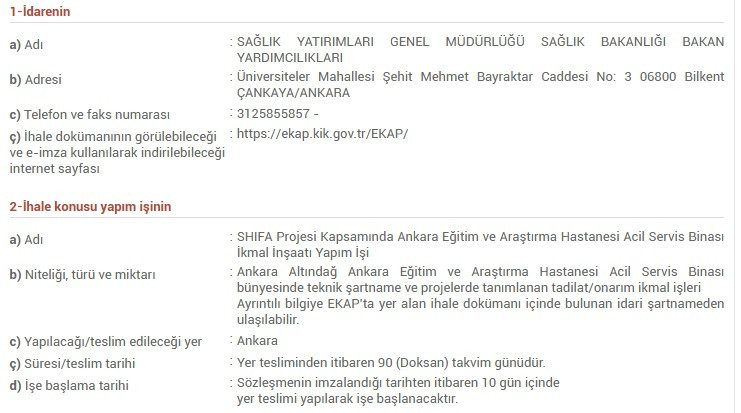 Ankara Eğitim ve Araştırma Hastanesi acil servis binası için yeni karar!