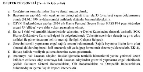 Strateji ve Bütçe Başkanlığı'na sözleşmeli personel alım başvuruları 16 Ocak'ta son - Resim : 4