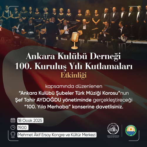 Gölbaşı Belediyesi'nden “100. Yıla Merhaba” konseri