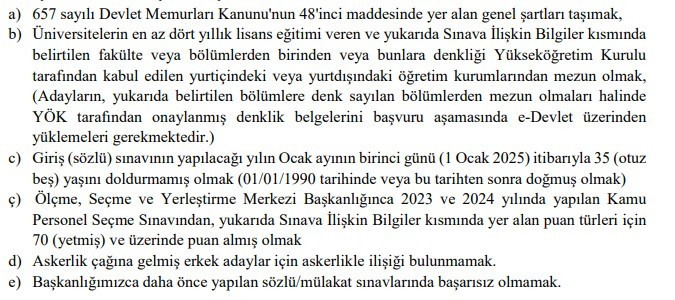 Milli Saraylar İdaresi Başkanlığı’na personel alım başvuruları 31 Ocak’ta bitiyor - Resim : 2