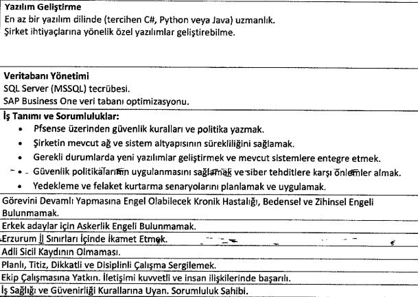 İş arayanlar başvurabilir: Mühendis ve işçi alımı yapılacak - Resim : 3