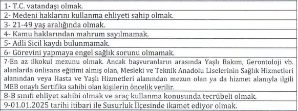 İlanlar yayımlandı: 3 kamu kurumu ehliyetli personel alacak - Resim : 4