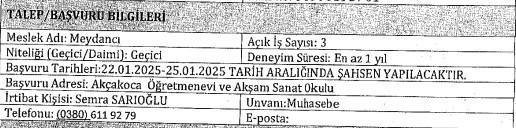 Öğretmenevlerine sınavsız personeller alınacak! - Resim : 7