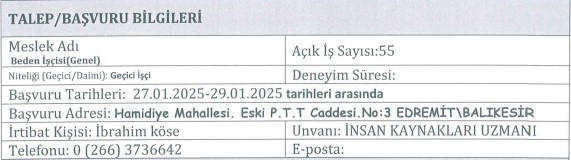 O ilde belediyeye sınavsız 80 işçi alacak: Beden işçi, otobüs şoförü, inşaat işçisi.. - Resim : 2