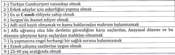 Kırıkkale, Çorum, Yozgat personel alım ilanları! KPSS şartı yok - Resim : 2