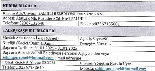 3 yeni kamu ilanı yayımlandı: Sınavsız 80 kişi alınacak