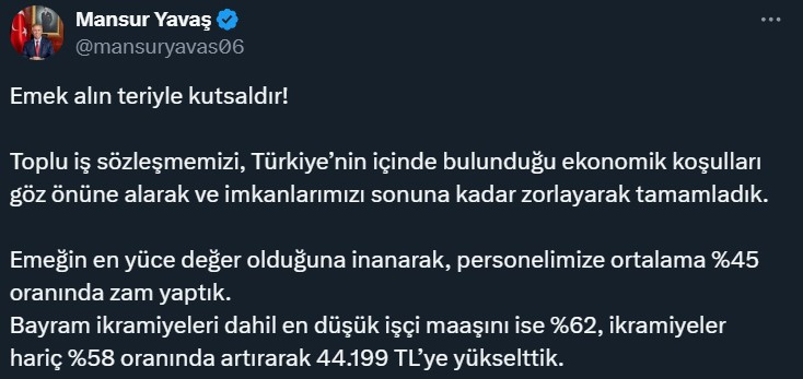 ABB Çalışanlarına yüzde 60 zam: En düşük maaş 44 bin 199 TL yapıldı