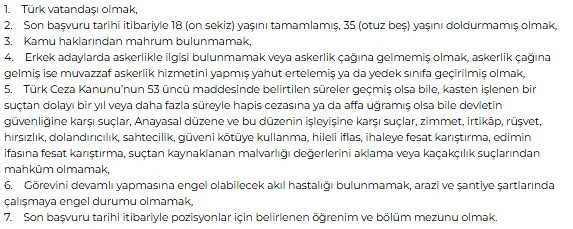 4 bakanlıktan sözleşmeli personel ve devlet memuru alım duyurusu! - Resim : 3