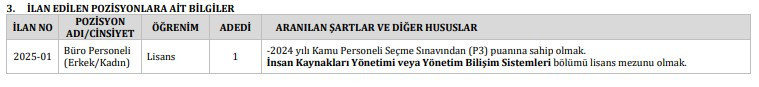 Üniversiteye lisans mezunu büro memuru alınacak: Başvurular başladı