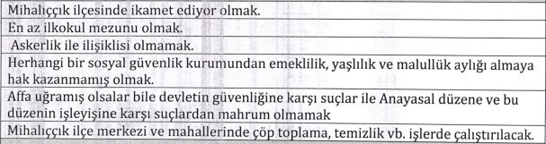 2 belediyeden yeni personel alım duyurusu: Temizlik ve beden işçisi - Resim : 2