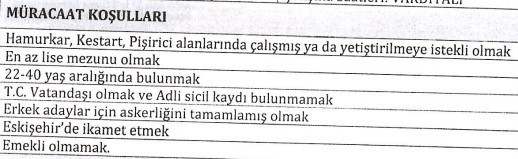 2 ilde Halk Ekmek bünyesine personel alınıyor: Deneyim şartı yok - Resim : 2