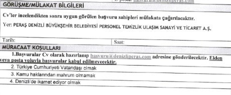 5 kurumdan daimi işçi alım ilanları: Başvurular ne zaman? - Resim : 2