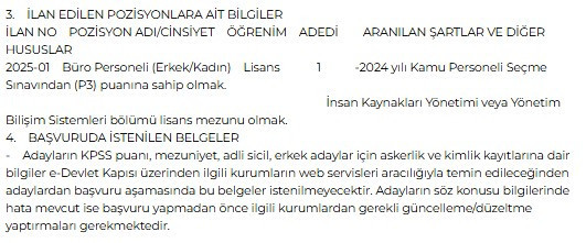 Büro memuru ve muhasebeci alım başvuruları başladı: KPSS şartı var