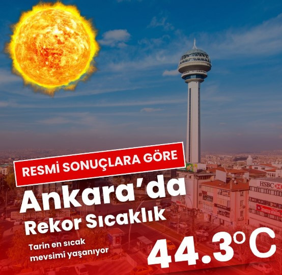 98 yılın sıcaklık rekoru kırılmıştı! Ankara tarihinin en sıcak günü