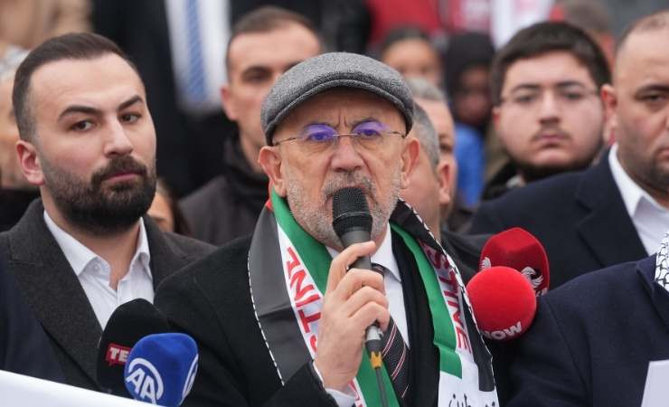 CHP'liler Ankara'da Filistin'e destek için yürüdüler - Resim : 2