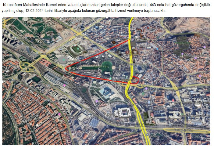 Toplu taşıma kullanan Ankaralılar EGO peş peşe duyurdu! Son dakika güzergah değişikliği