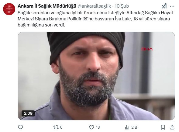 Ankaralı sigara tiryakileri! Ankara il Sağlık Müdürlüğü bu merkezde 2 haftada sigarayı bıraktırıyor
