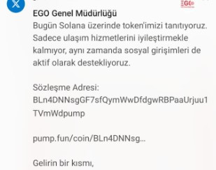 EGO Genel Müdürlüğü'nün X hesabına yetkisiz erişim yapıldı - Resim : 2