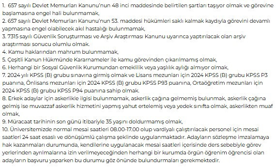 3 kamu kurum 255 personel alıyor: Başvurular yakında sona erecek - Resim : 3