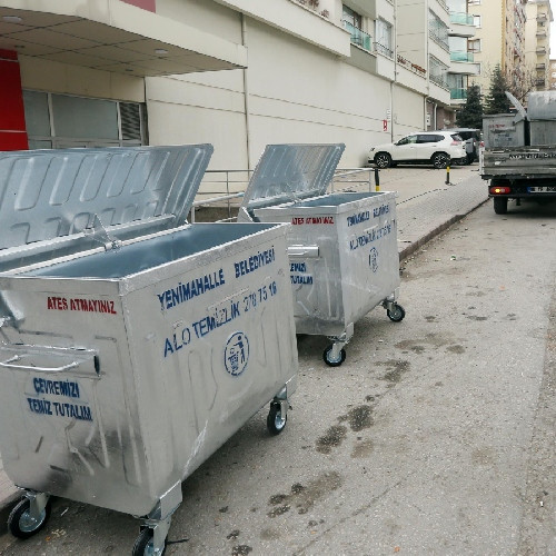 Yenimahalle Belediyesi çöp konteynerlerini yenileyerek halk sağlığını koruyor - Resim : 2