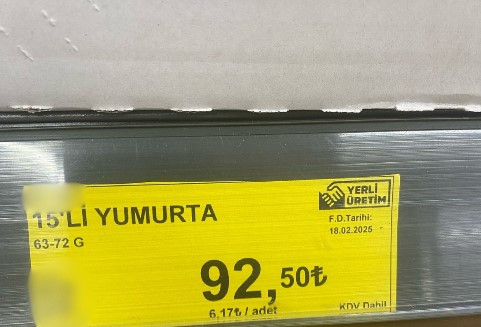 3 gün önce sessizce zam geldi: 15'li ve 30'lu yumurtanın yeni fiyatı ortaya çıktı