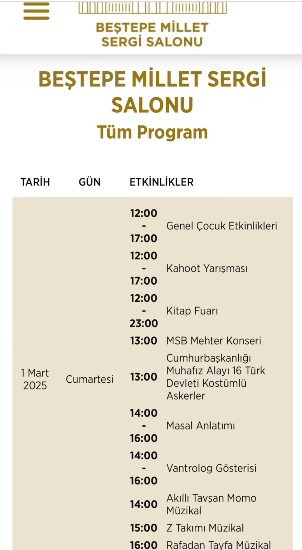 Başkent Ankara'da Ramazan etkinlikleri! Cumhurbaşkanlığı Külliyesi programı açıkladı - Resim : 2