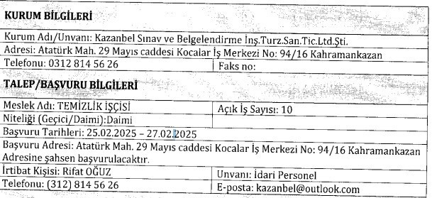 KPSS’siz iş arayanlar başvursun: Kamuya daimi temizlik işçisi alımı başladı