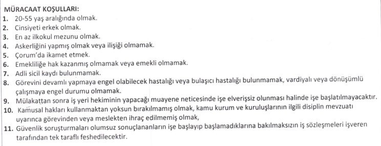 Belediye şoför ve işçi alımına çıktı: 348 kişi alınacak - Resim : 3