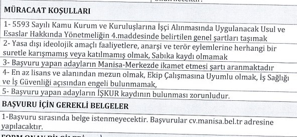 Belediye şirketlerine kamu işçisi alınacak: İşte son başvuru tarihleri