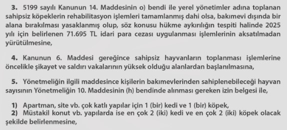 Ankara Valiliği İl Hayvanları Koruma Kurulu kararlarını duyurdu