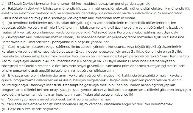 3 kamu kurumunun personel alım başvuruları Cuma sona eriyor! - Resim : 2