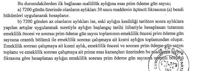 Kadınlarda 49 erkeklerde 51 yaş 6525 prim günü ile kademeli emeklilik teklifi! TBMM'den yeni adım - Resim : 2