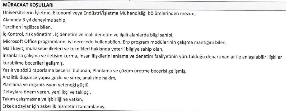 İstanbul'da üniversite mezunu personeller alınacak: Çalışma saatleri belli - Resim : 2