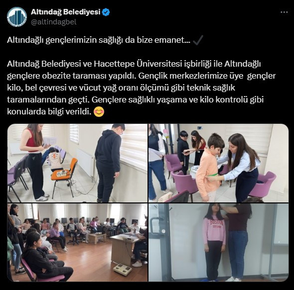 Altındağ Belediyesi gençlere obezite taraması yaptı - Resim : 2