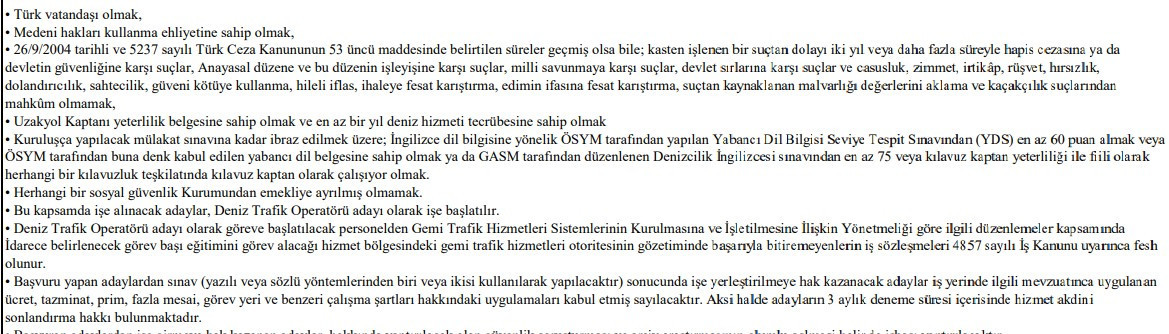 262 sürekli işçi alımı yapılacak: Başvurular 17-21 Mart arası - Resim : 2