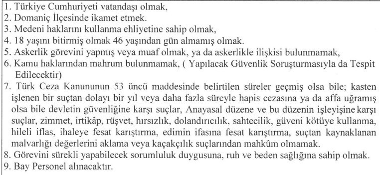 Beden işçisi ve temizlik görevlisi alımları duyuruldu: Başvurular 7 Nisan'da - Resim : 2