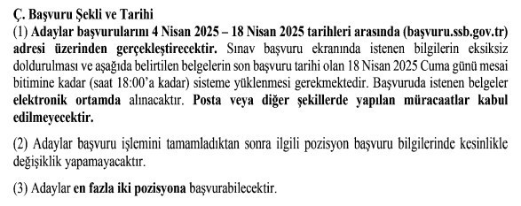 Cumhurbaşkanlığı Savunma Sanayii Başkanlığı sözleşmeli personel alacak