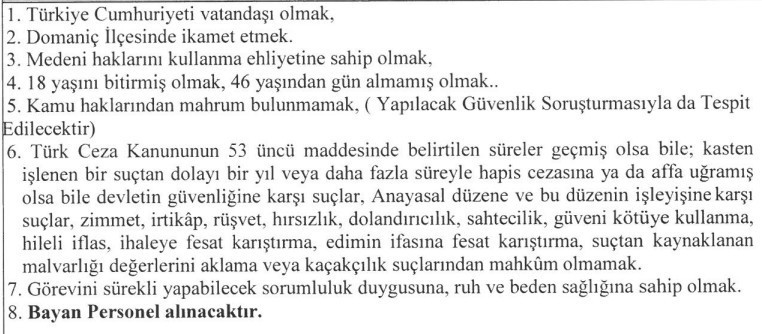 Beden işçisi ve temizlik görevlisi alımları duyuruldu: Başvurular 7 Nisan'da