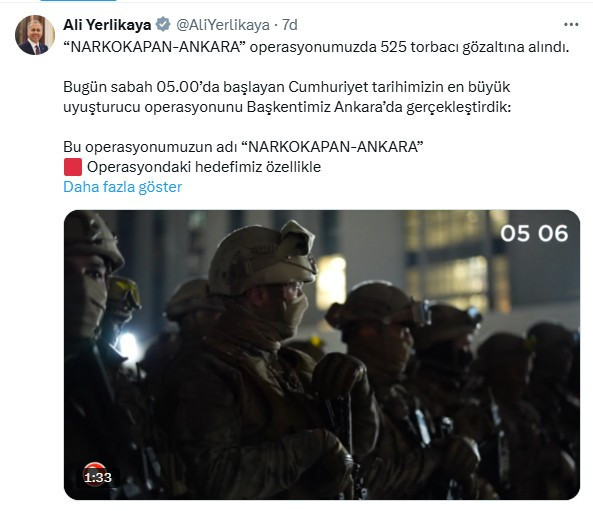 Cumhuriyet tarihinin en büyüğü: Narkokapan-Ankara operasyonu! 525 torbacı gözaltına alındı