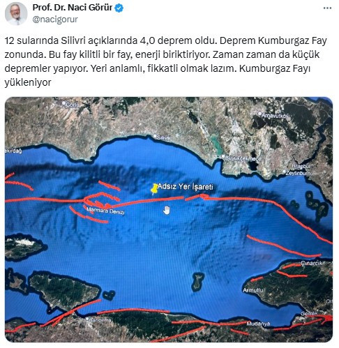 6,2'lik deprem sonrasında Naci Görür'den uyarı: 'Büyük deprem geliyor'