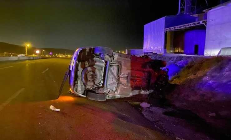 Haymana'da yola çıkan eşekler zincirleme trafik kazasına neden oldular