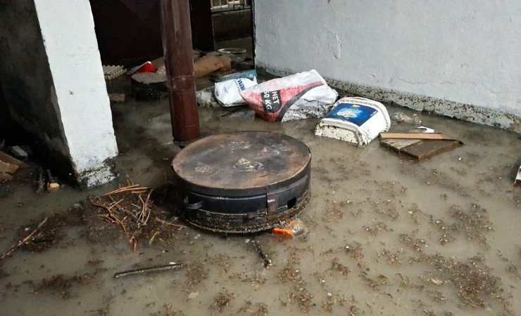 Beypazarı'nda sağanak nedeniyle bazı evleri su bastı