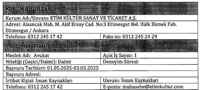 Ankara'da kamu kurumuna avukat alımı yapılacak: Deneyim şartı yok