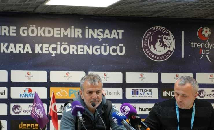 Ankara Keçiörengücü'nde maç sonunda Mehmet Yıldırım'dan açıklama