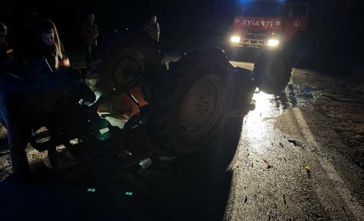 Çorum'da üzerine traktör devrilen yaşlı adam hayatını kaybetti