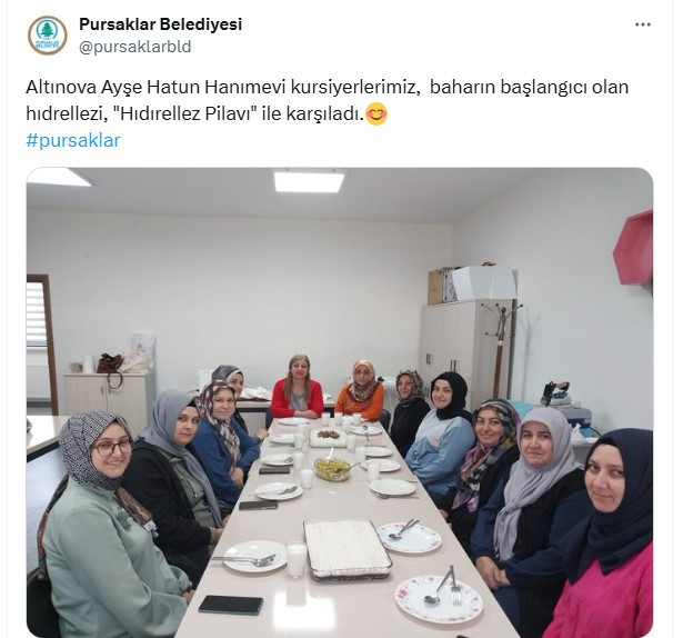 Pursaklar Belediyesi Hanımevinde Hıdırellez heyecanı yaşandı
