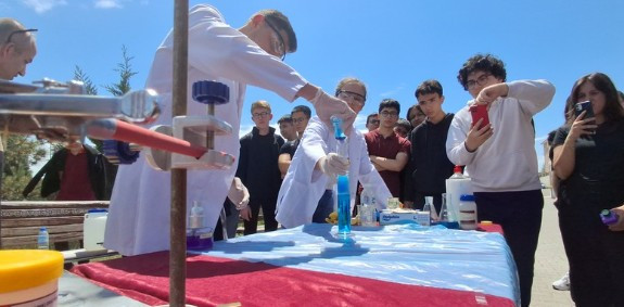 Beypazarı'nda fen lisesi öğrencilerinden Bilişim Sergisi
